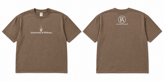 University of Hialeah Varsity Tee Brown