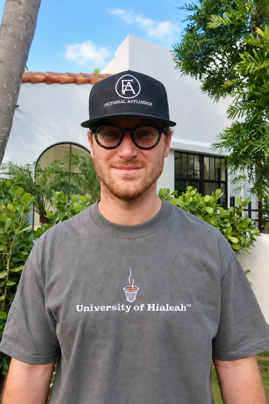 University of Hialeah Varsity tee Cement