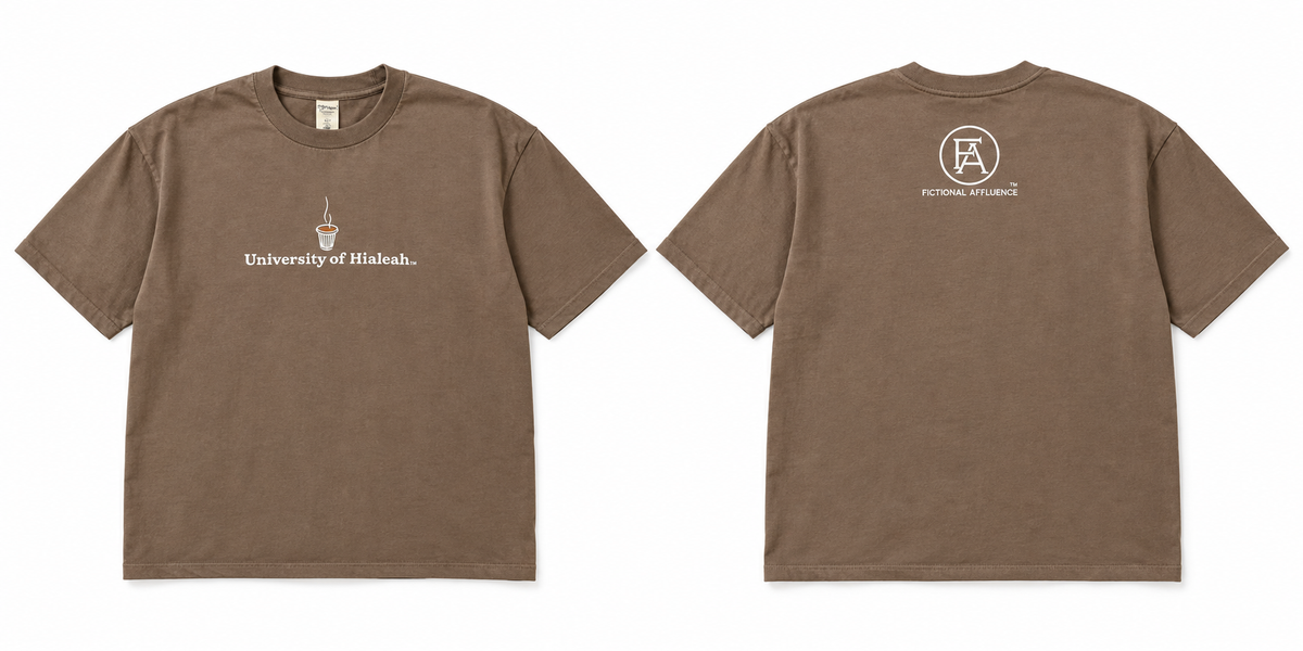 University of Hialeah Varsity Tee Brown