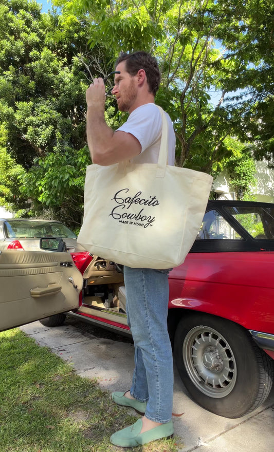 Cafecito Cowboy Tote bag